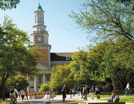 Admin Building on UNT campus