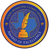 TMCA Municipal Clerks Office Award of Excellence