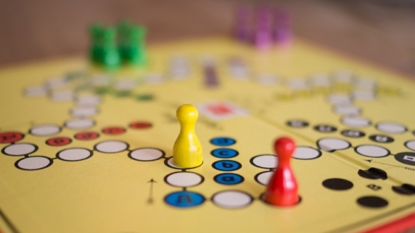 A photo of a board game.