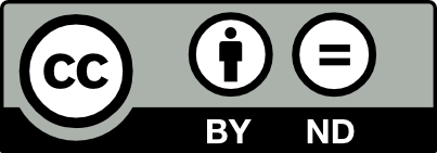 Creative Commons Attribution-NoDerivatives Icon