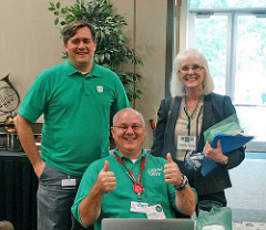 Mike Spice, Chris Stoermer, Dorothy Flores at IT Works Conference