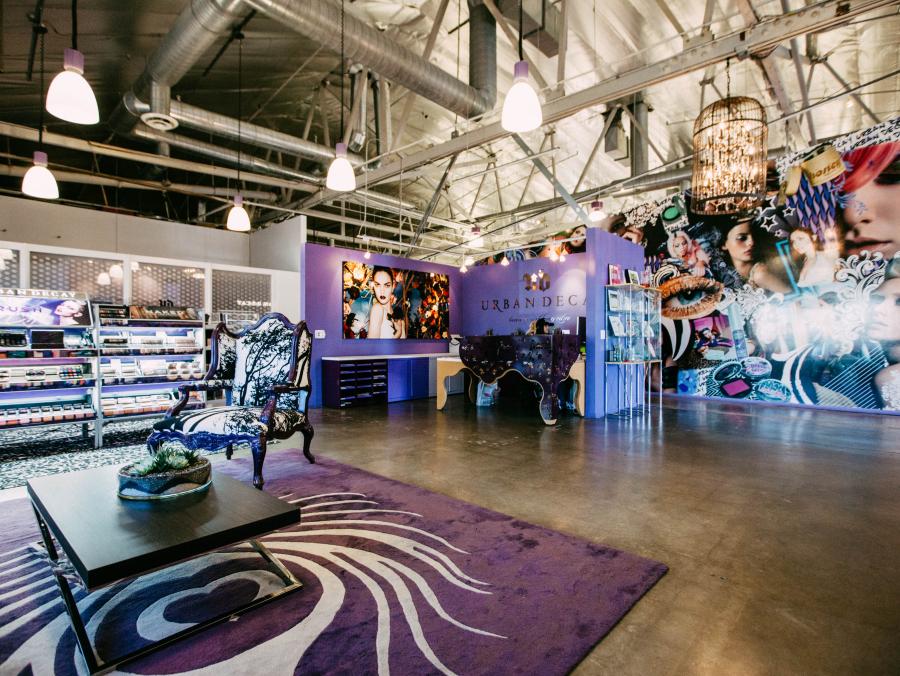 Urban Decay's workspace