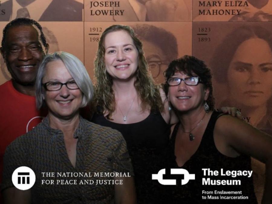 Alumni at the National Memorial for Peace and Justice.