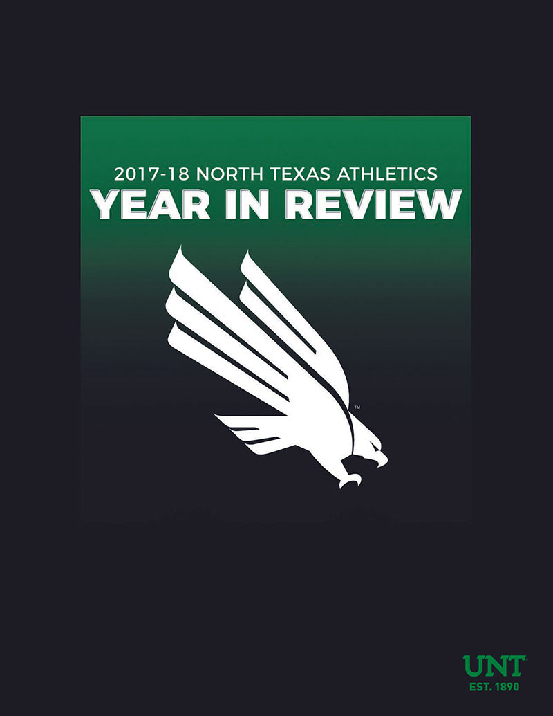 2017-18 North Texas Athletics Year In Review cover