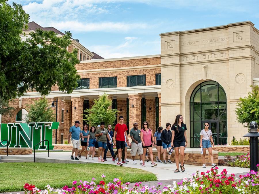 UNT's Welcome Center, the new "front door" to the university