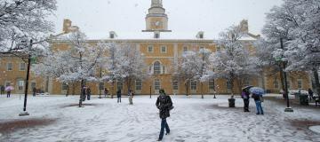 University of North Texas Snow Day