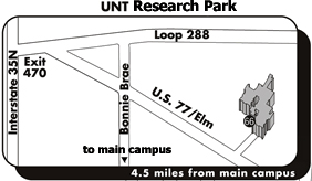 UNT Discovery Park Map