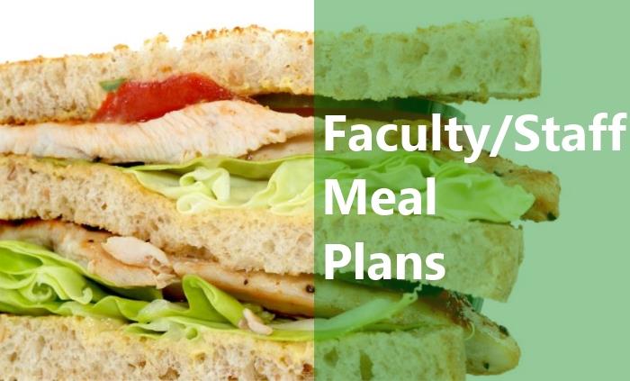 Faculty/Staff Meal Plans