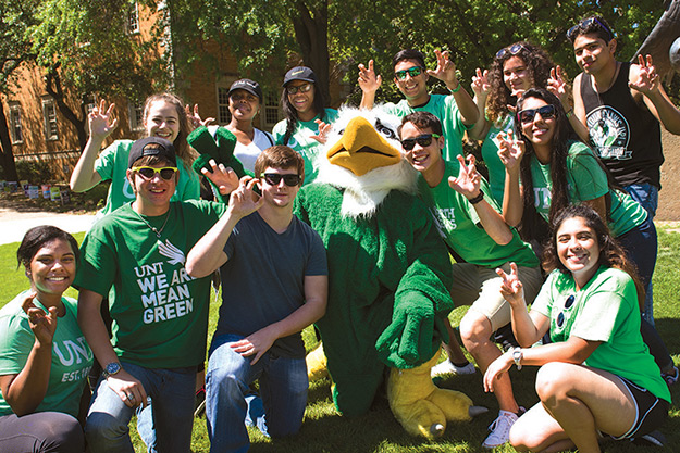 Future students at UNT Preview