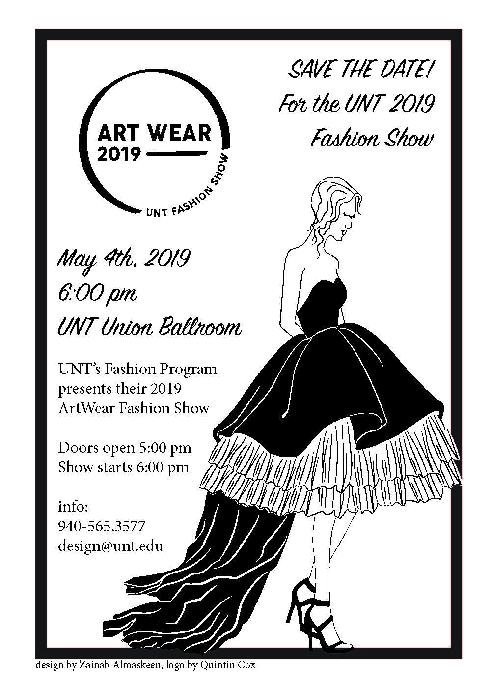 ArtWear 2019 features runway creations from  UNT senior fashion design students 