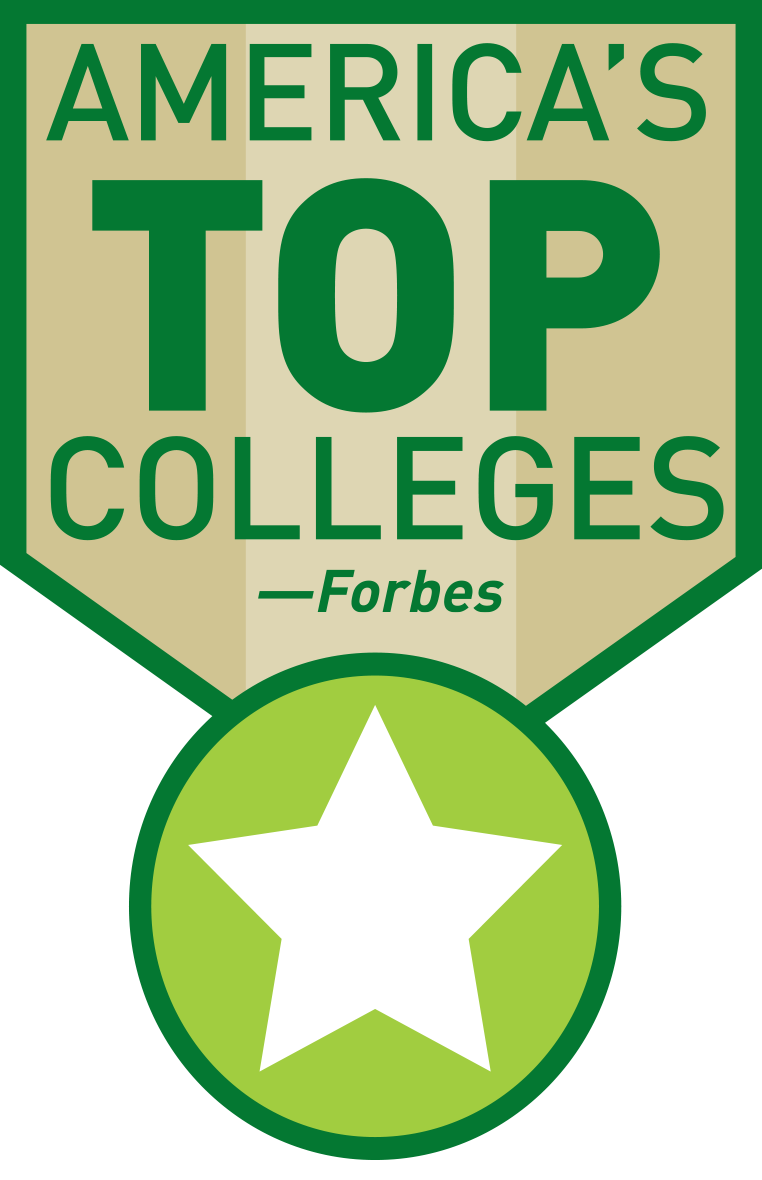 One of America's Top Colleges by Forbes