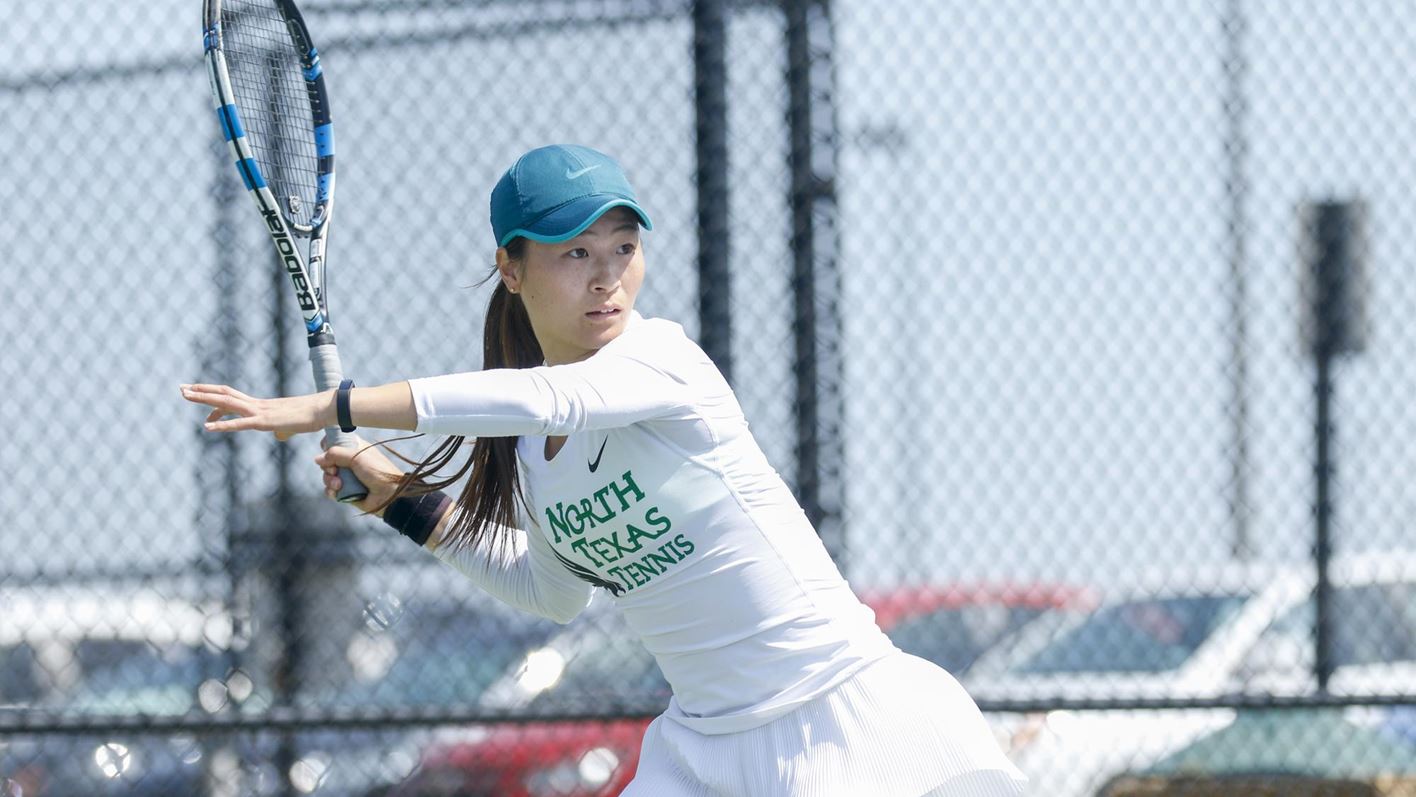 DENTON TEXAS, March 31: University of North Texas Mean Green Tennis v Memphis Universtiy in Denton on March 31, 2018 (Photo Rick Yeatts Photography/Colin Mitchell)