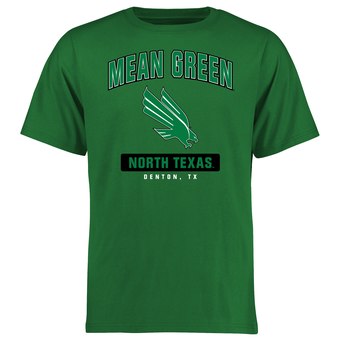 Men's Kelly Green North Texas Mean Green Campus Icon T-Shirt