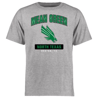 Men's Ash North Texas Mean Green Big & Tall Campus Icon T-Shirt