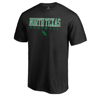 Men's Fanatics Branded Black North Texas Mean Green True Sport Football Big and Tall T-Shirt