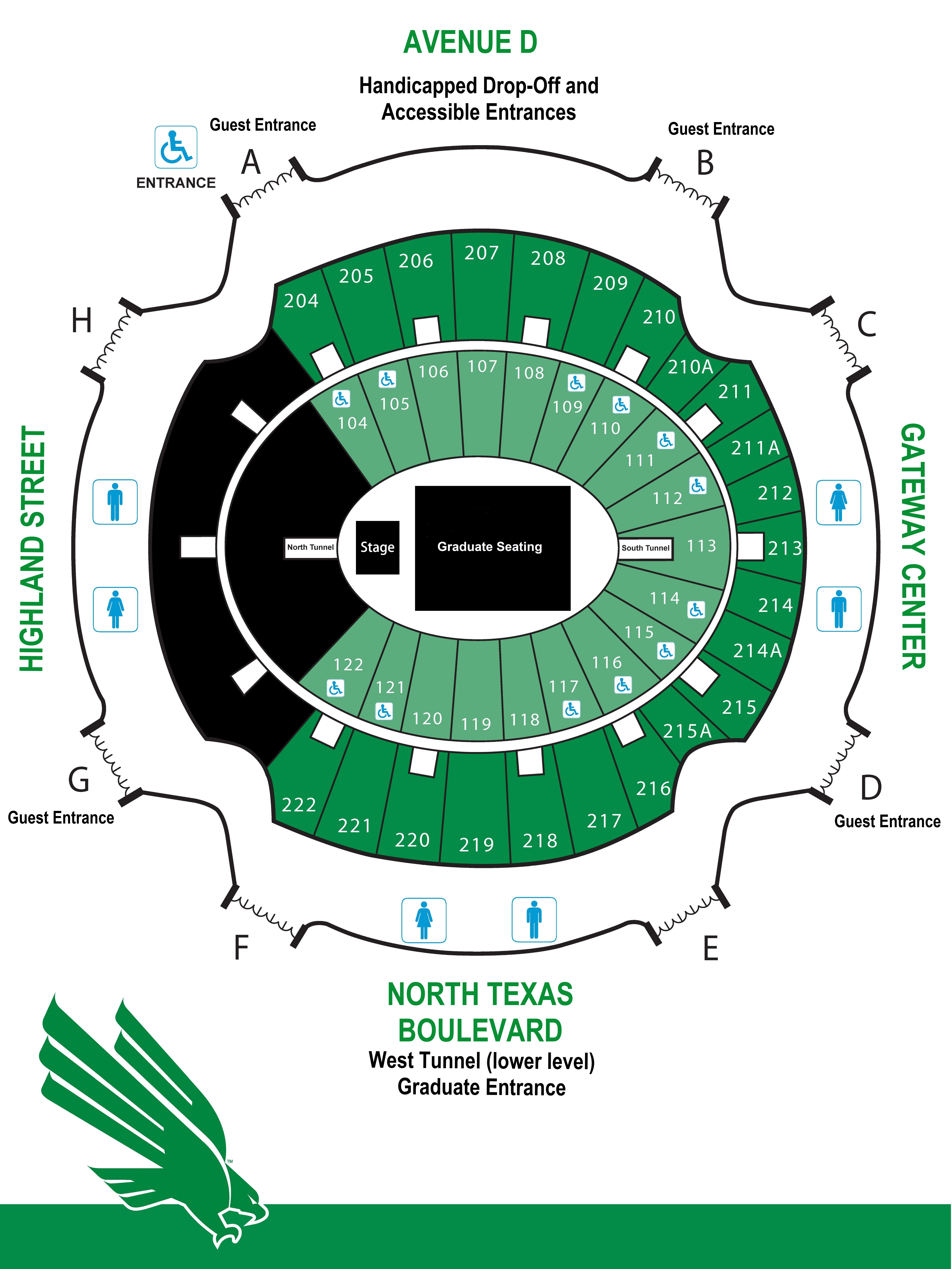 Commencement Map