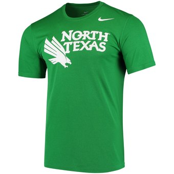 Men's Nike Kelly Green North Texas Mean Green Legend Logo Sideline Performance T-Shirt