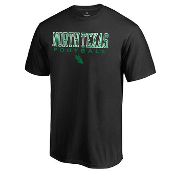 Men's Fanatics Branded Black North Texas Mean Green True Sport Football T-Shirt