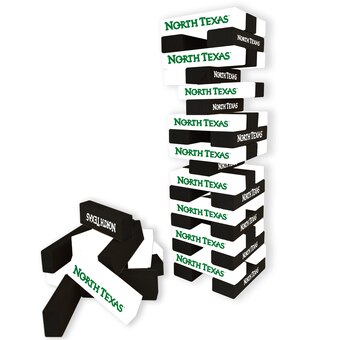 North Texas Mean Green Wooden Table Top Stackers