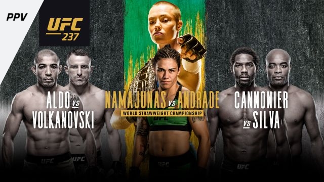 UFC 237: Namajunas vs. Andrade (Main Card)