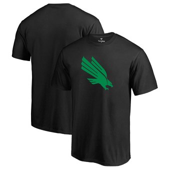Men's Fanatics Branded Black North Texas Mean Green Primary Logo T-Shirt