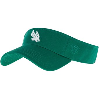 Men's Top of the World Green North Texas Mean Green Striker Visor