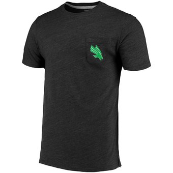 Men's North Texas Mean Green Quarterback Pocket Tri-Blend T-Shirt