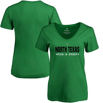 Women's Kelly Green North Texas Mean Green Custom Sport T-Shirt