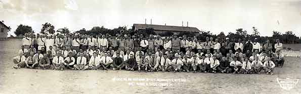 1934 picture of a C.C.C. camp.