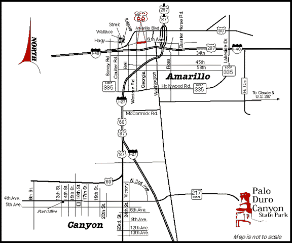 Park location map