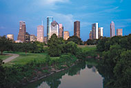 A view of the Houston skyline