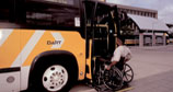 Wheelchair-accessible bus