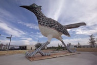 Paisano Pete statue in Fort Stockton