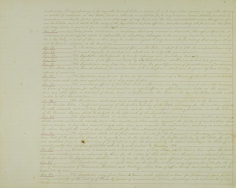 Texas Constitution of 1876