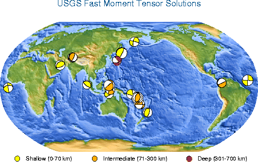 Click on an earthquake for more information