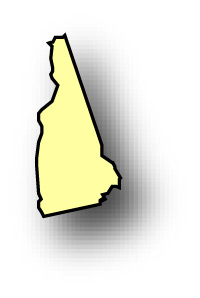 New Hampshire State Outline