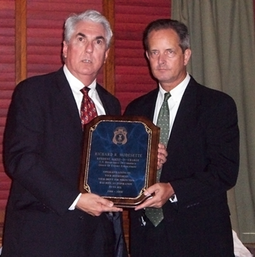 Richard Modesette pictured with Thomas Madigan