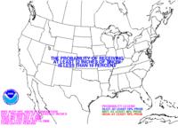 Probability of snowfall greater than or equal to 12 inches