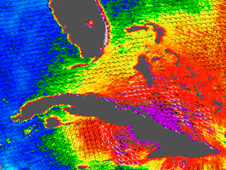 Satellite image of Ike