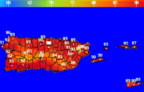 Forecast for Puerto Rico and U.S. Virgin Islands