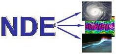 N.D.E. Logo