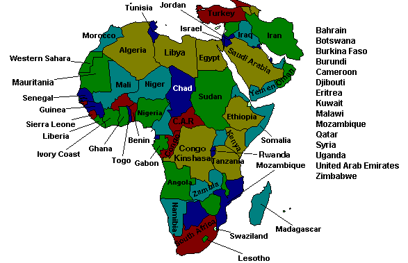 Map of Africa