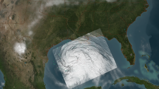 Hurricane Ike is an is exceptionally large storm. Hurricane-force winds extend outward 120 miles from the center, while tropical storm-force winds extend up to 275 miles