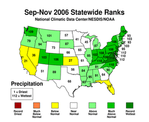 Statewide Precipitation Ranks