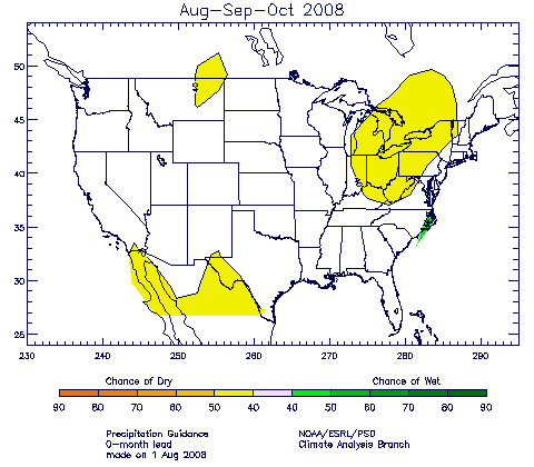 0 Month Lead US Precip Forecast