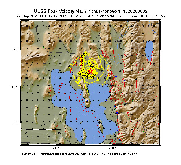 Peak Ground Velocity Image