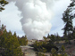 Photo of a geyser in Yellowstone National Park.