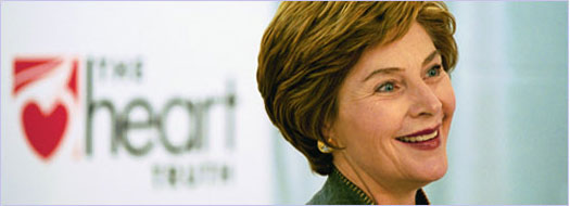 Image of The Heart Truth Ambassador, Mrs. Laura Bush