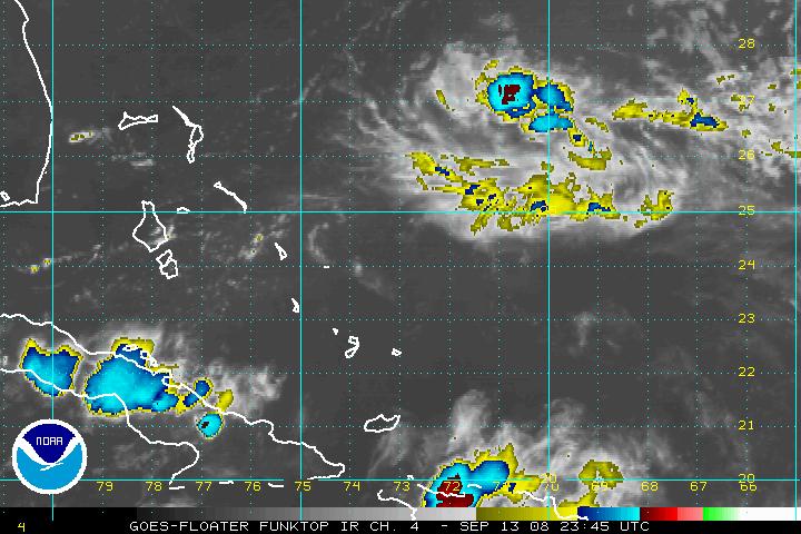 GOES Tropical Floater 1 IR Satellite