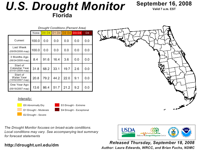 Florida Drought Monitor